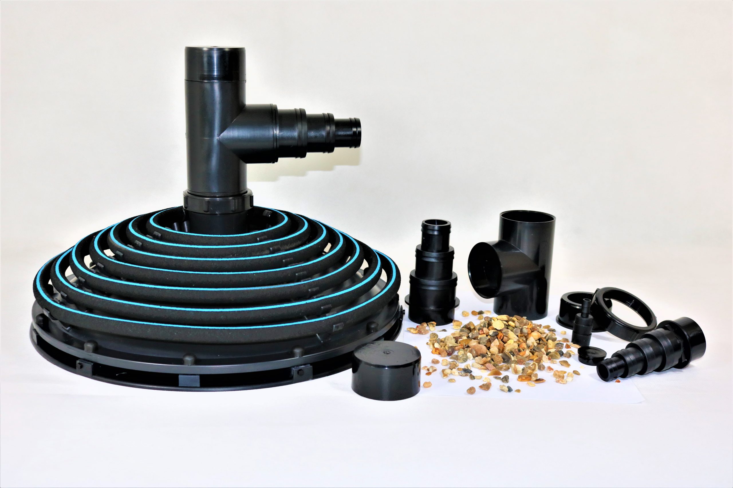 Weighted Suction Pond Bottom Drain AquaJet Air Diffuser Eco Filtration