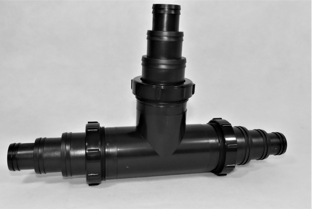 50mm Triple Flexi Hose Joiner Threaded Coupling Eco Filtration