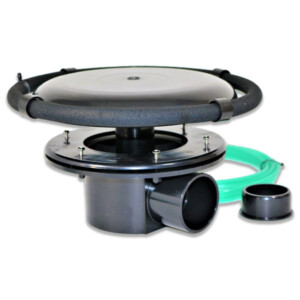Small Pond Bottom Drain and Single Ring Aerator