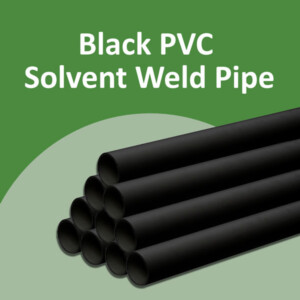 Black PVC Solvent Weld Pipe