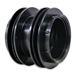 Double Sided 110mm/4" Threaded Tank Connector (Short)