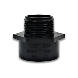1.25" BSP Male Thread to 56mm OD Solvent Weld