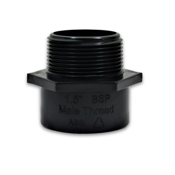 1.5" BSP Male Thread to 56mm OD Solvent Weld