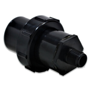 0.5" BSP Male Thread to a 1.5"/43mm Demountable Coupling (40mm Domestic Waste Pipe)