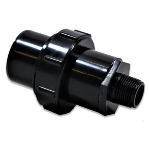 0.75" BSP Male Thread to a 1.5"/43mm Demountable Coupling (40mm Domestic Waste Pipe)