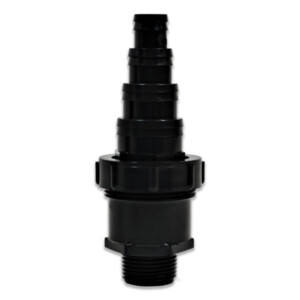 1″ BSP Male Thread to a 43mm Hosetail (Small)