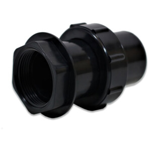1.25" BSP Female Thread to a 1.5"/43mm Demountable Coupling (40mm Domestic Waste Pipe)