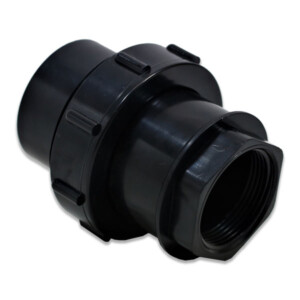 1.5" BSP Female Thread to a 2"/56mm Demountable Coupling (50mm Domestic Waste Pipe)