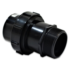 2" BSP Male Thread to a 2"/56mm Demountable Coupling (50mm Domestic Waste Pipe)