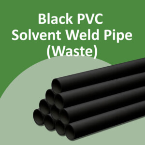 Black PVC Solvent Weld Pipe (Waste)