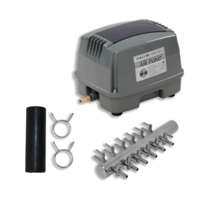 Hailea HAP-100 Air Pump - Includes Free Rubber Coupling and a Straight 10-way Manifold