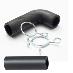 Air Pump Rubber Manifold Connector & Clips