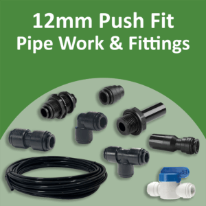 12mm Push Fit Pipe Work & Fittings